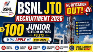 BSNL JTO Recruitment 2026 Notification: 100 Junior Telecom Officer Posts | Last Date 3 July | bsnl.co.in 2 BSNL JTO Recruitment 2026