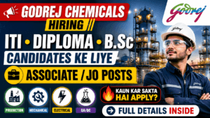 Godrej Chemicals Recruitment 2026: Big Walk-In Drive for ITI, Diploma & B.Sc Candidates 2 Godrej Chemicals Recruitment 2026