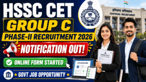 HSSC CET Group C Phase-ll Recruitment 2026: Apply Online for 1,238 Posts Before June 30 2 HSSC CET Group C Phase-ll Recruitment 2026