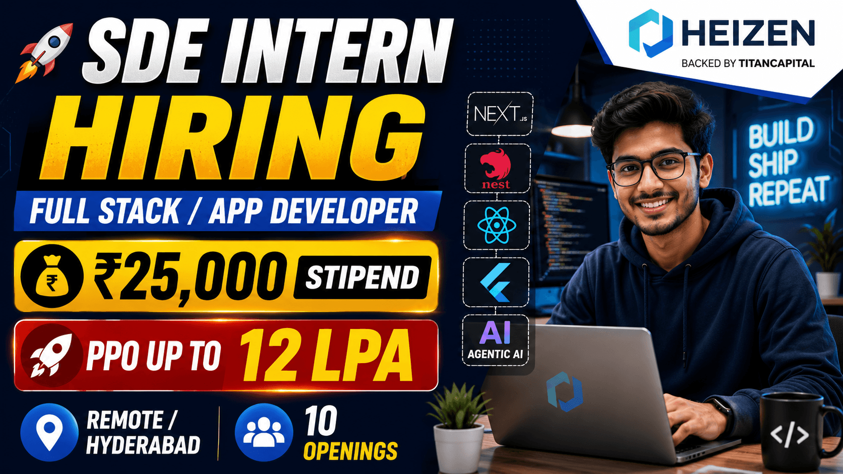 Heizen SDE Intern Recruitment 2026