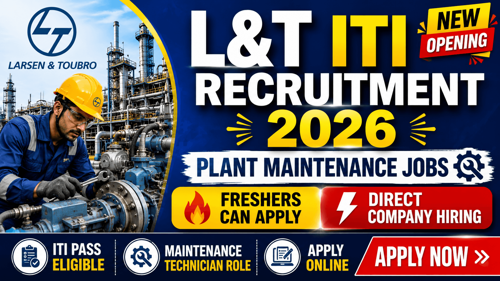 L&T Technician P&M Recruitment 2026