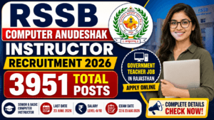 RSSB Computer Anudeshak Instructor Vacancy 2026: 3951 Computer Anudeshak Posts Apply Online 2 RSSB Computer Anudeshak Instructor Vacancy 2026