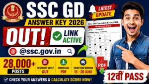 SSC GD Answer Key 2026 Out @ssc.gov.in, Download Constable Response Sheet PDF 2 SSC GD Answer Key 20