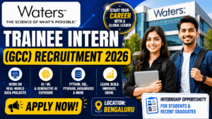 Waters Trainee Intern Recruitment 2026: Apply for Data Platforms Internship 2 Waters Trainee Intern Recruitment 2026