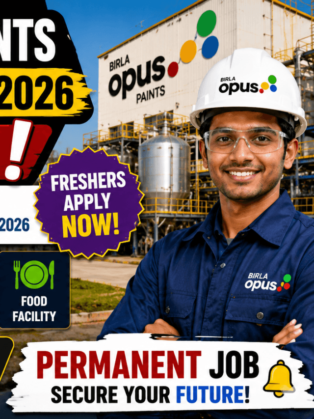 Birla Opus Paints DET Recruitment 2026 | Aditya Birla Group Campus Drive For Diploma Passout