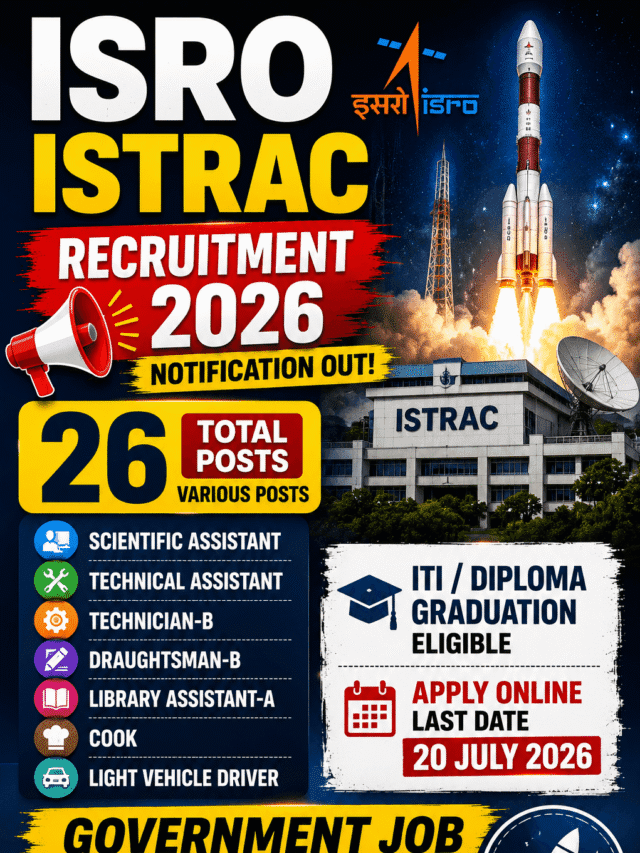 ISRO ISTRAC Recruitment 2026 Notification