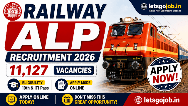 RRB ALP Vacancy 2026 New Bharti Notification Out for 11127 Assistant Loco Pilot Posts