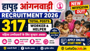 Hapur Anganwadi Recruitment 2026 Notification — 317 Posts | Worker & Helper | Apply Now 2 Hapur Anganwadi Recruitment 2026 Notification — 317 Posts | Worker & Helper
