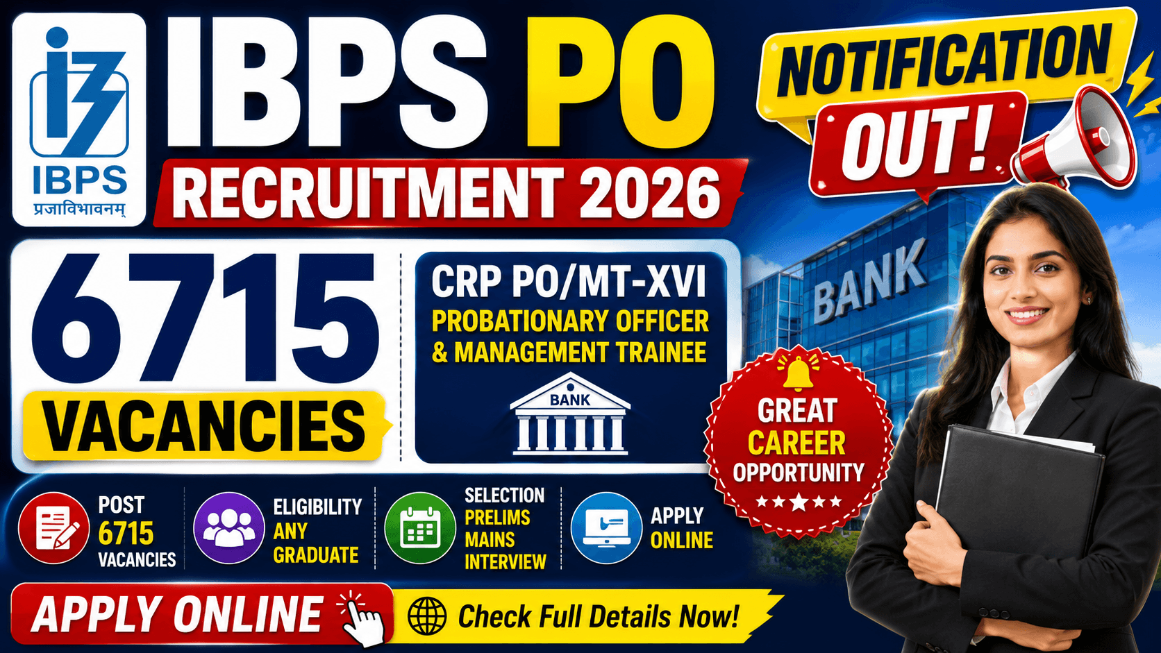 IBPS PO Recruitment 2026 Notification