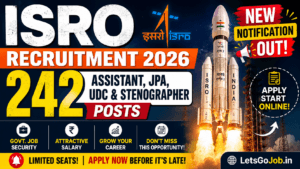 ISRO Recruitment 2026 Notification — 242 Assistant, JPA, UDC & Stenographer Posts | Application Start 27 July 2 ISRO Recruitment 2026 Notification Out