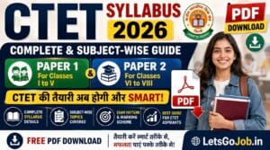 CTET Syllabus 2026 PDF Download — Paper 1 & Paper 2 का Complete और Subject-wise Guide 2 CTET Syllabus 2026 PDF Download — Paper 1 & Paper 2 का Complete और Powerful Subject-wise Guide