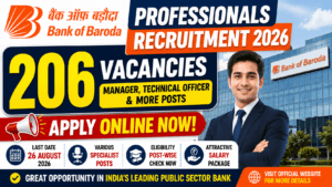Bank of Baroda Professionals Recruitment 2026