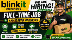 Blinkit Warehouse Ahmedabad Hiring 2026 – Any Qualification, ₹20,000 Salary, Free Hostel 2 Blinkit Warehouse Ahmedabad Hiring 2026 – Any Qualification, ₹20,000 Salary, Free Hostel