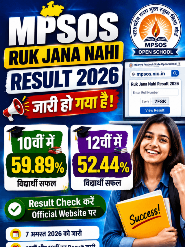 MPSOS Ruk Jana Nahi Result 2026 OUT