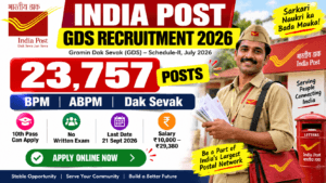 India Post GDS Recruitment 2026 – Apply Online for 23,757 BPM, ABPM & Dak Sevak Posts 2 India Post GDS Recruitment 2026 – Apply Online for 23,757 BPM, ABPM & Dak Sevak Posts